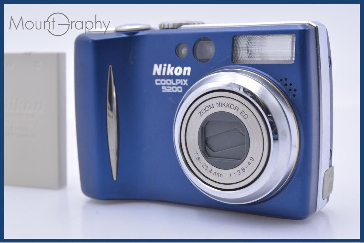 【動作保証】 ニコン Nikon COOLPIX E5200 3x バッテリー付属 同梱無料 #yk8175