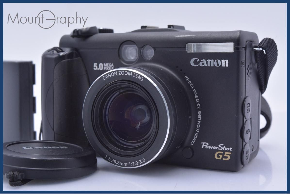 【動作保証】 キヤノン Canon Power Shot G5 バッテリー付属 同梱無料 #yk8187