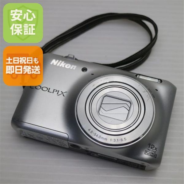 美品 COOLPIX S6400 クリスタルシルバー 即日発送 デジカメ Nikon デジタルカメラ 本体 土日祝発送OK 03000