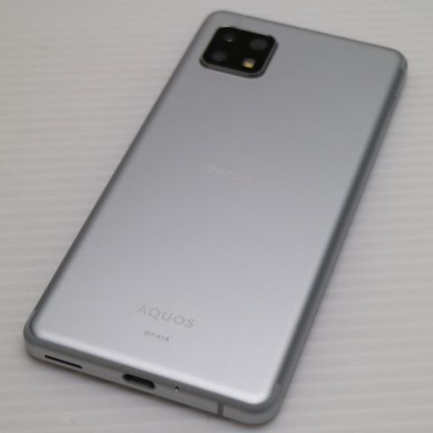 超美品 SH-41A AQUOS sense4 シルバー 即日発送 スマホ 白ロム SHARP
