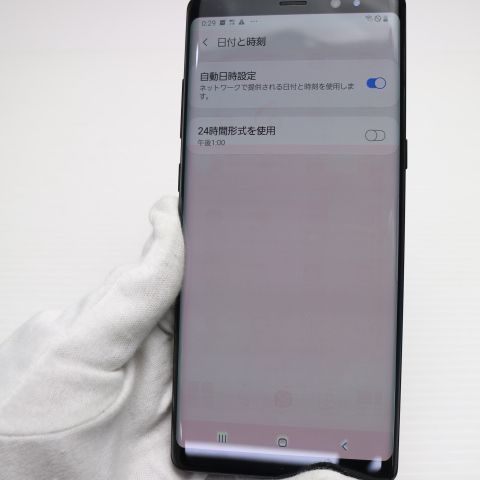 美品 SC-01K Galaxy Note8 ブラック スマホ 即日発送 スマホ 白ロム