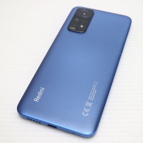 超美品 SIMフリー Redmi Note 11 トワイライトブルー スマホ 白ロム