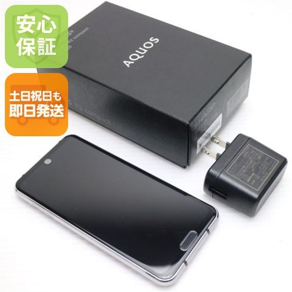 美品 SH-M09 AQUOS R2 compact ピュアブラック スマホ 本体 白ロム