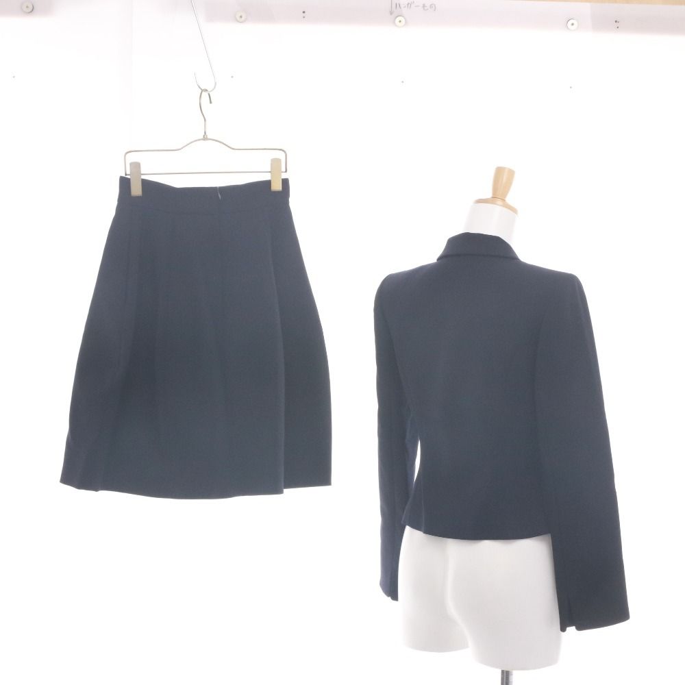 □ フォクシー スーツ 28417 28419 ダブルジャケット スカート
