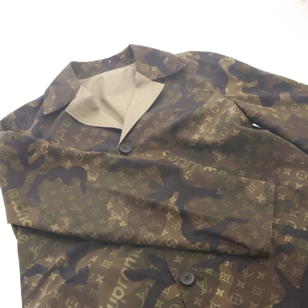 □ ルイヴィトン シュプリーム コラボ トレンチコート RM172 DOL