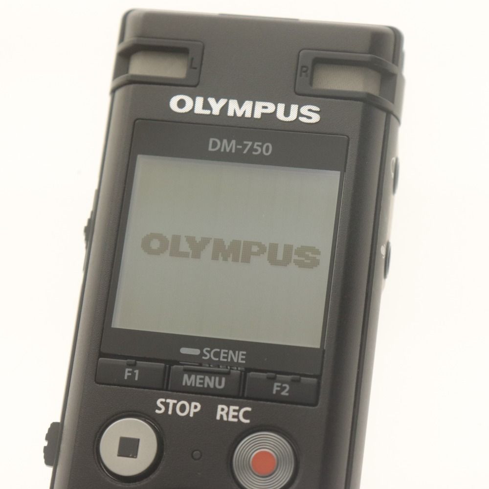 ■ OLYMPUS オリンパス ボイスレコーダー VoiceTeec DM-750 議事録 会議録音 商談 取材 付属品付き 動作確認済み 動作品
