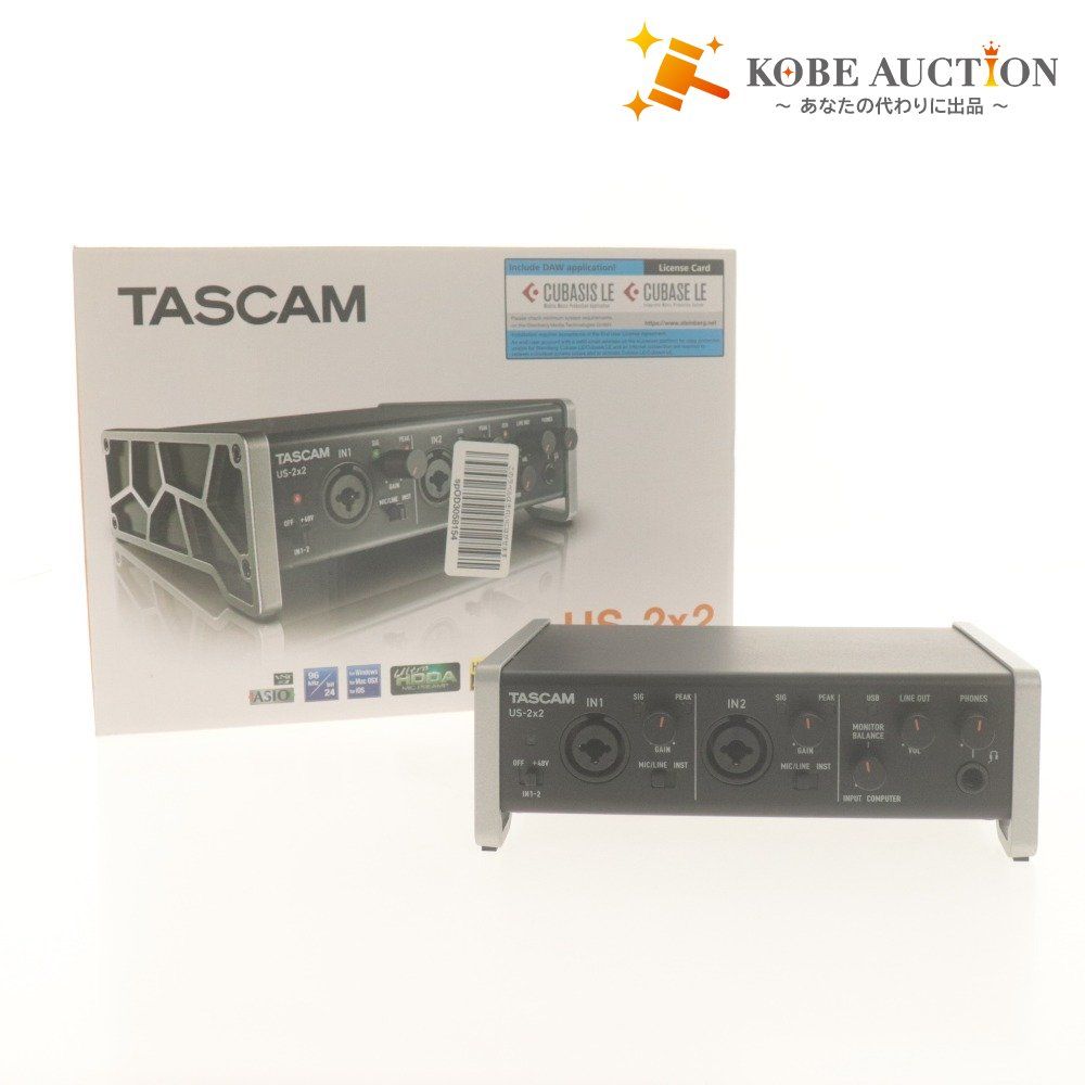 ■ TASCAM タスカム オーディオインターフェース US-2x2 MIDI DTM 機材 箱/付属品付き 動作確認済み