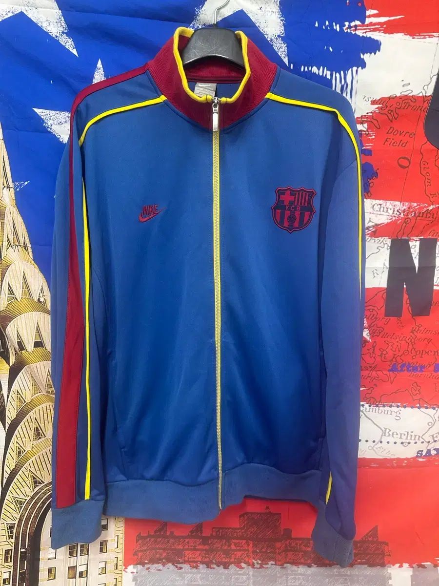 s級オールドスクール NIKE オーバーサイズ バルセロナ ジャージートップ 2X