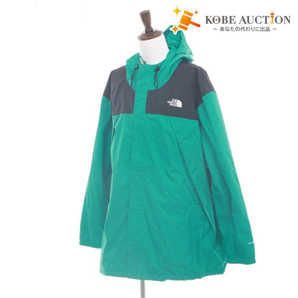 ■ THE NORTH FACE ノースフェイス ジャケット ジャンパー アウター ファスナー ポケット フード メンズ 4X ブルーグリーン系