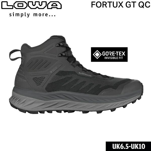 ローバー LOWA トレッキングシューズ フォートックス GT QC ブラック 登山靴