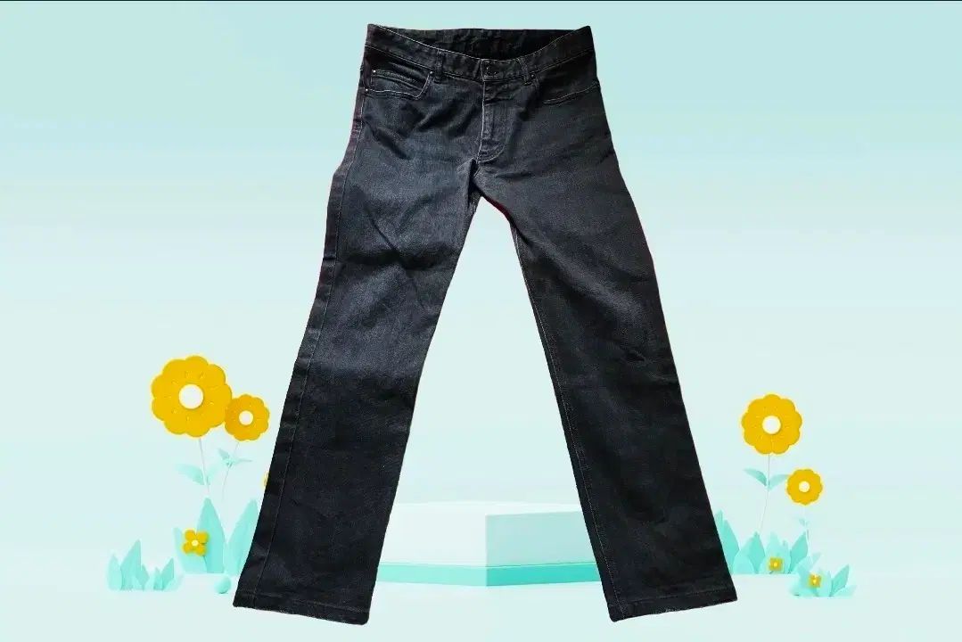 (正規品) ルイヴィトン ブラック ジーン デニム パンツ
