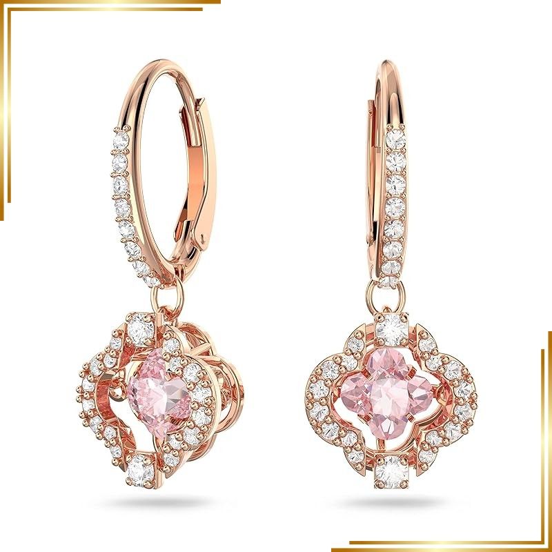 【新品】 Swarovski スワロフスキーSparkling Dance Clover クリスタル ピアス 0