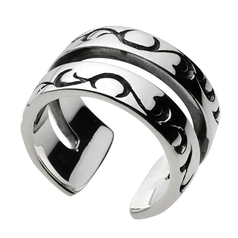 【新品】 [セノーテ]ダブル唐草イヤーカフ【シルバー925 シルバーアクセサリー】e0117 0