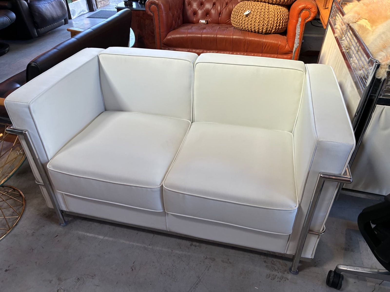 Cassina/カッシーナ/LC2/リプロ/ラブソファ/二人掛け/インテリア