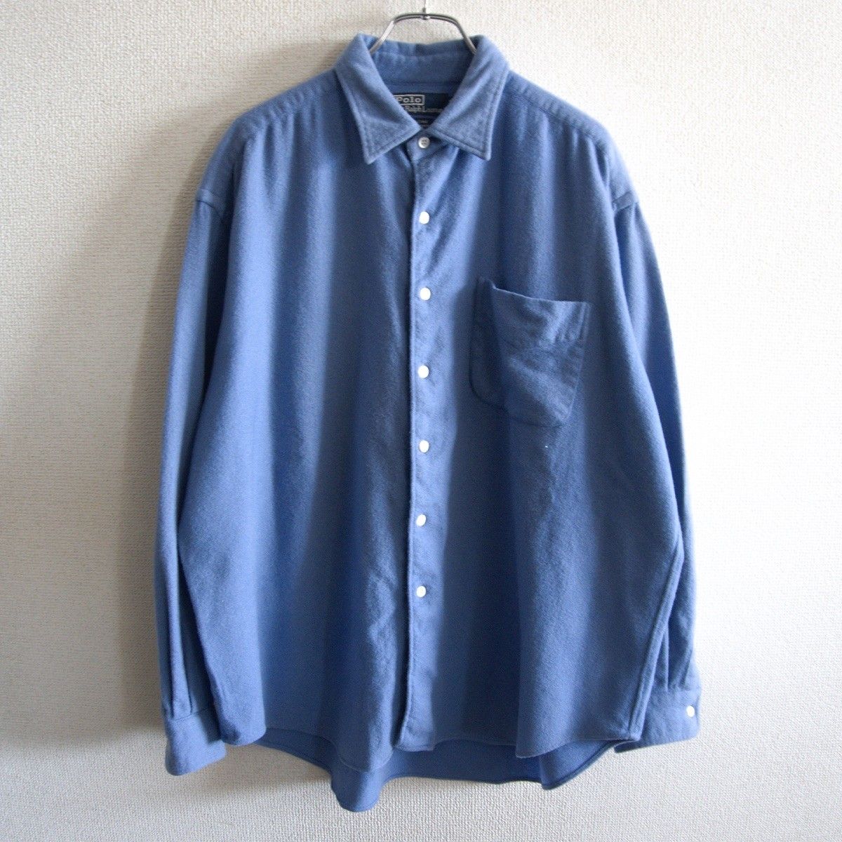 最高級品】POLO RALPH LAUREN 【カシミヤ100% MARLOWE シャツ】XL