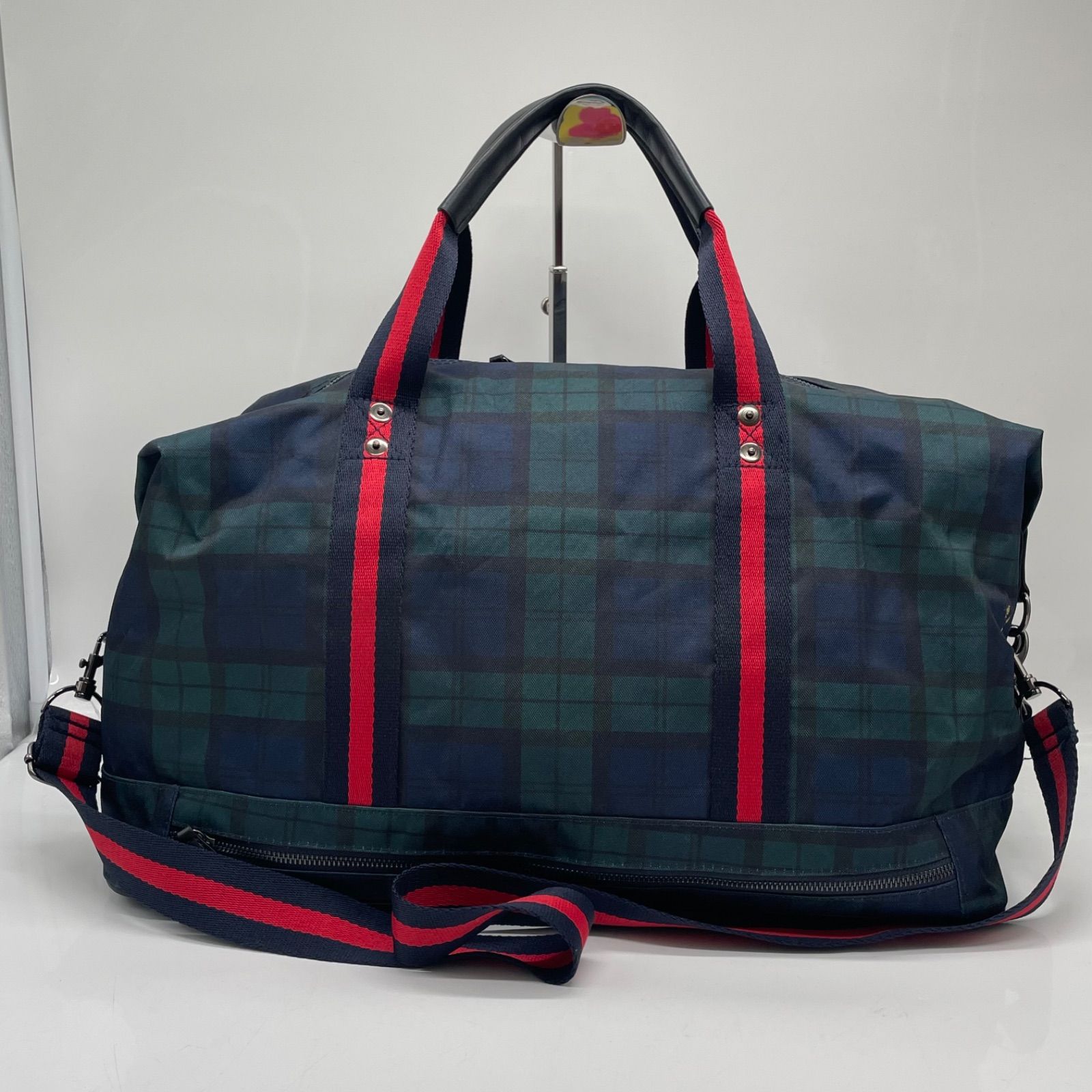 BN8825□POLO GOLF RALPH LAUREN 2WAY ボストンバッグ チェック 