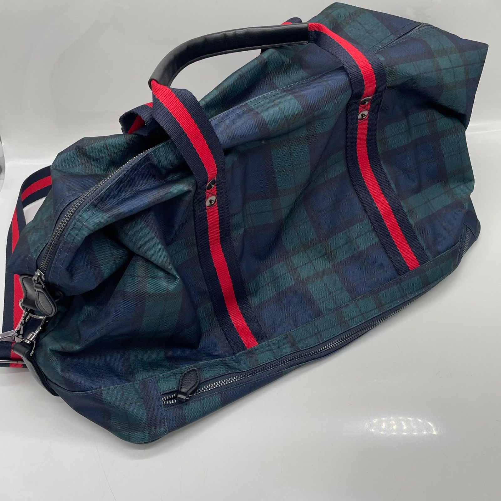 BN8825□POLO GOLF RALPH LAUREN 2WAY ボストンバッグ チェック 