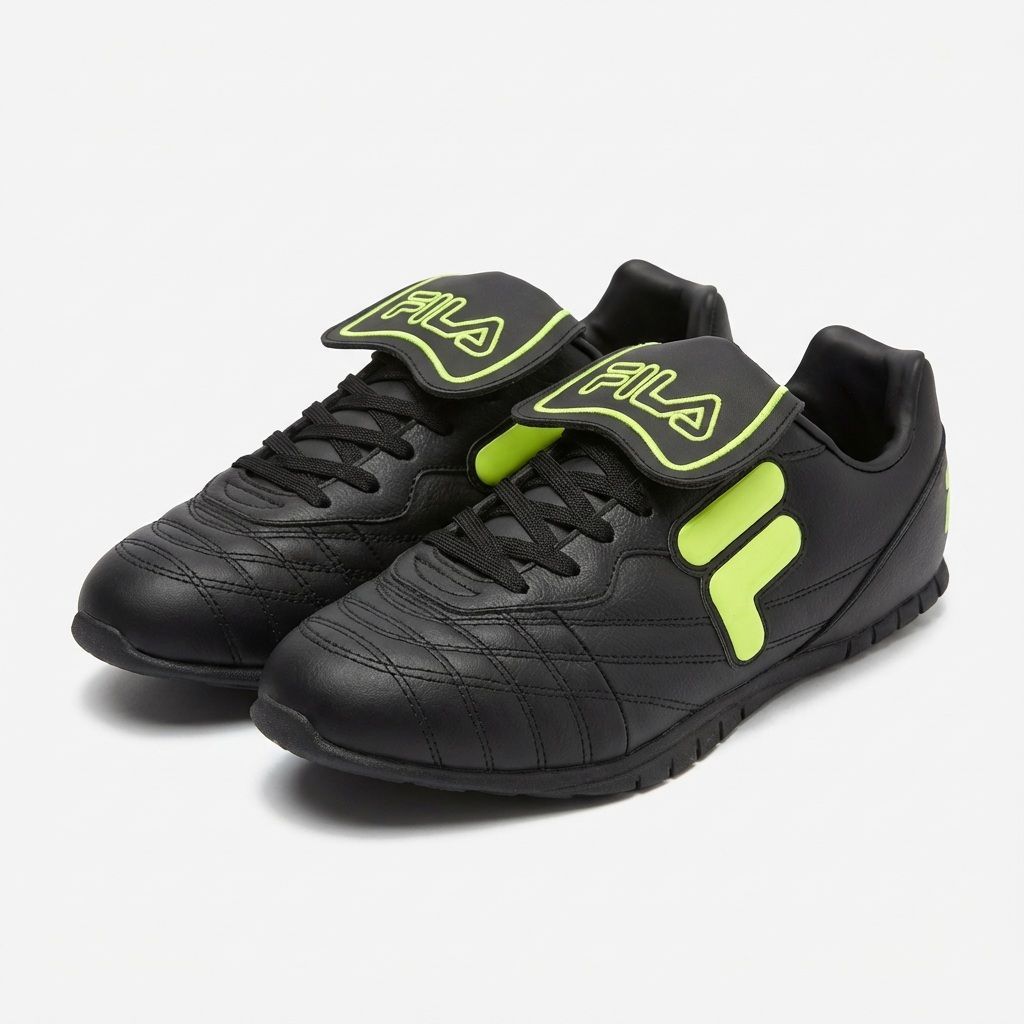 FMSS26008962 FILA FASCINO LS LUX BLACK/GREEN