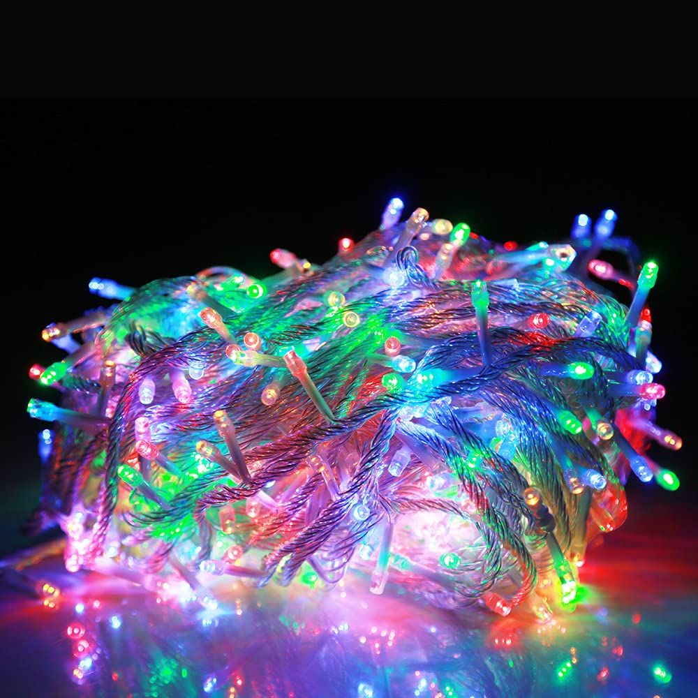☆新品☆Freesun LED イルミネーションライト30m500球 クリスマス電飾 クリスマスツリー デコレーション8モード ストリングライト ツリーライト 複数連結可能屋外防水 パーティー飾マルチカラー RGBの光 e163520e