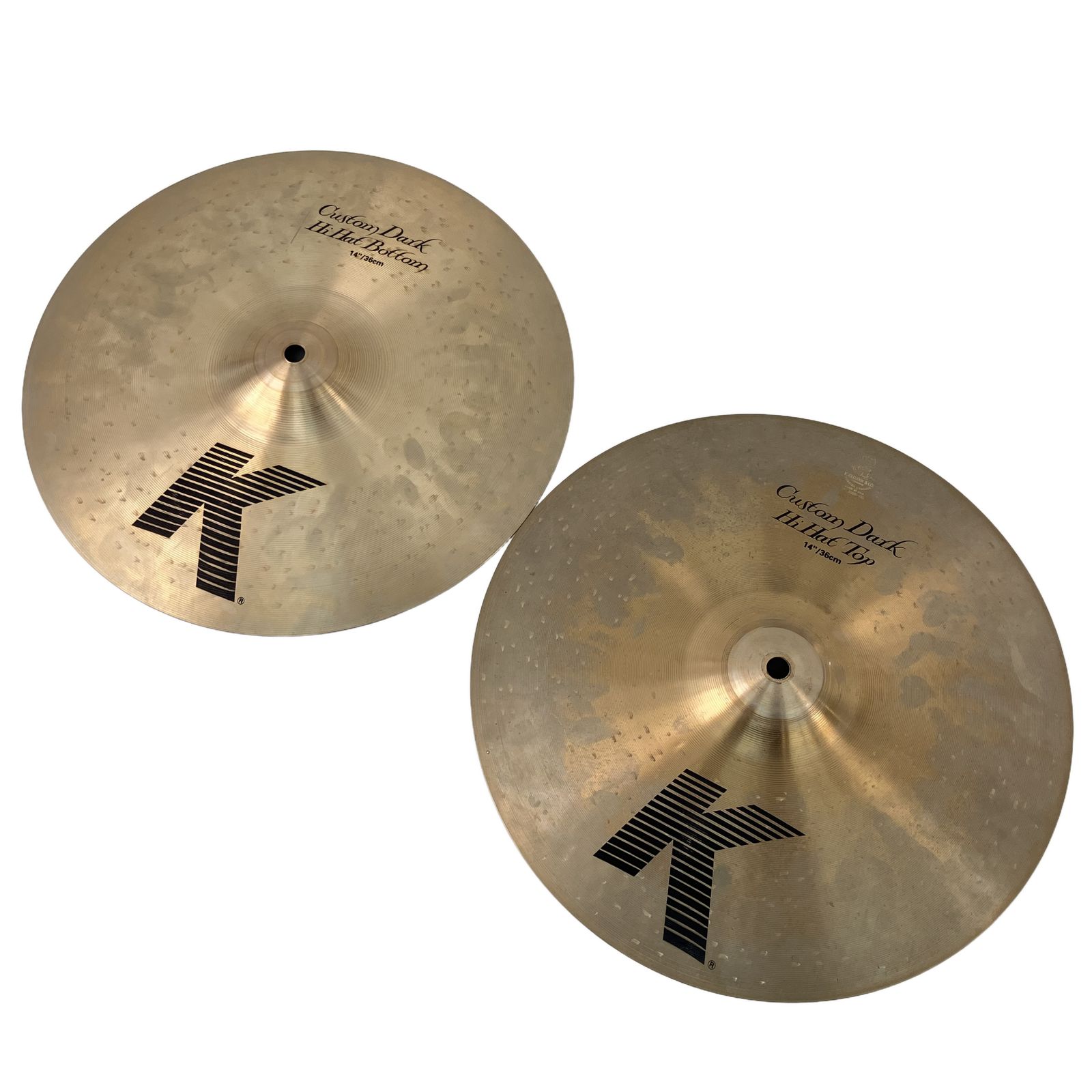 K.ZildjianCustom DarkHiHat 14 36cm シンバル 中古Z11207926