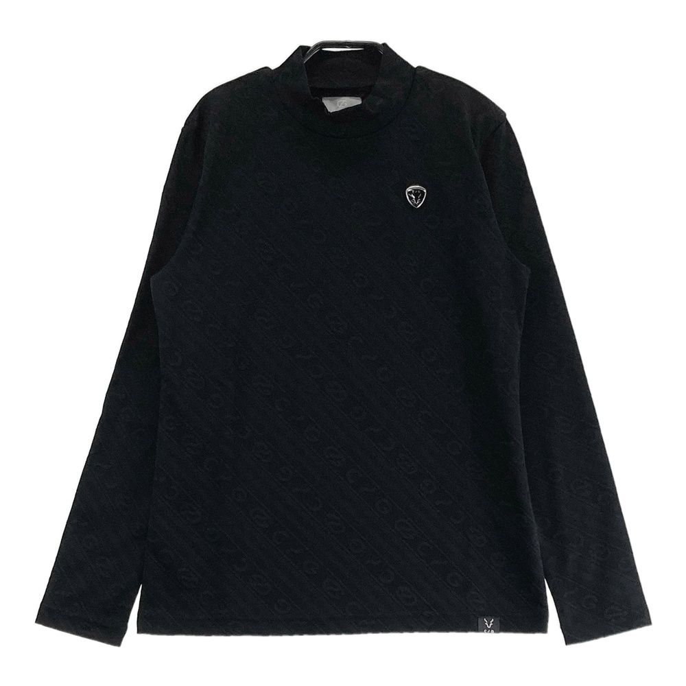 サイズ：2 CPG GOLF シーピージーゴルフ 1109-24202 長袖モックネックTシャツ ブラック系 [240101676088] ゴルフウェア レディース ストスト
