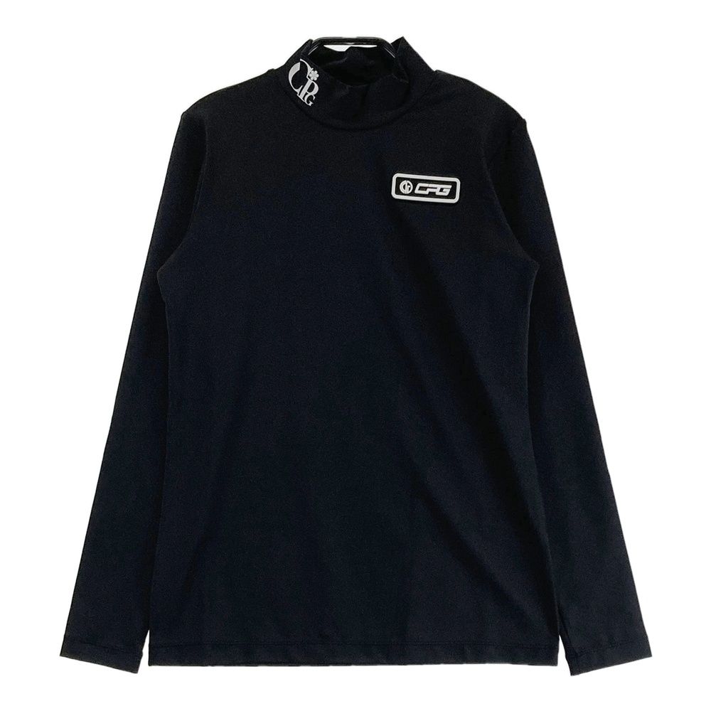 サイズ：1 CPG GOLF シーピージーゴルフ 1109-23202 長袖モックネックTシャツ ブラック系 [240101676100] ゴルフウェア レディース ストスト