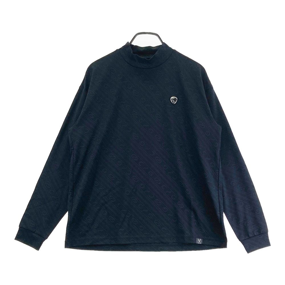 サイズ：3 CPG GOLF シーピージーゴルフ 2109-24203 長袖モックネックTシャツ ブラック系 [240101676518] ゴルフウェア メンズ ストスト