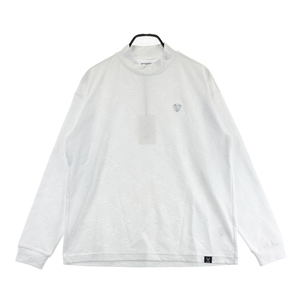 サイズ：3 CPG GOLF シーピージーゴルフ 2109-24203 長袖モックネックTシャツ ホワイト系 [240101676521] ゴルフウェア メンズ ストスト