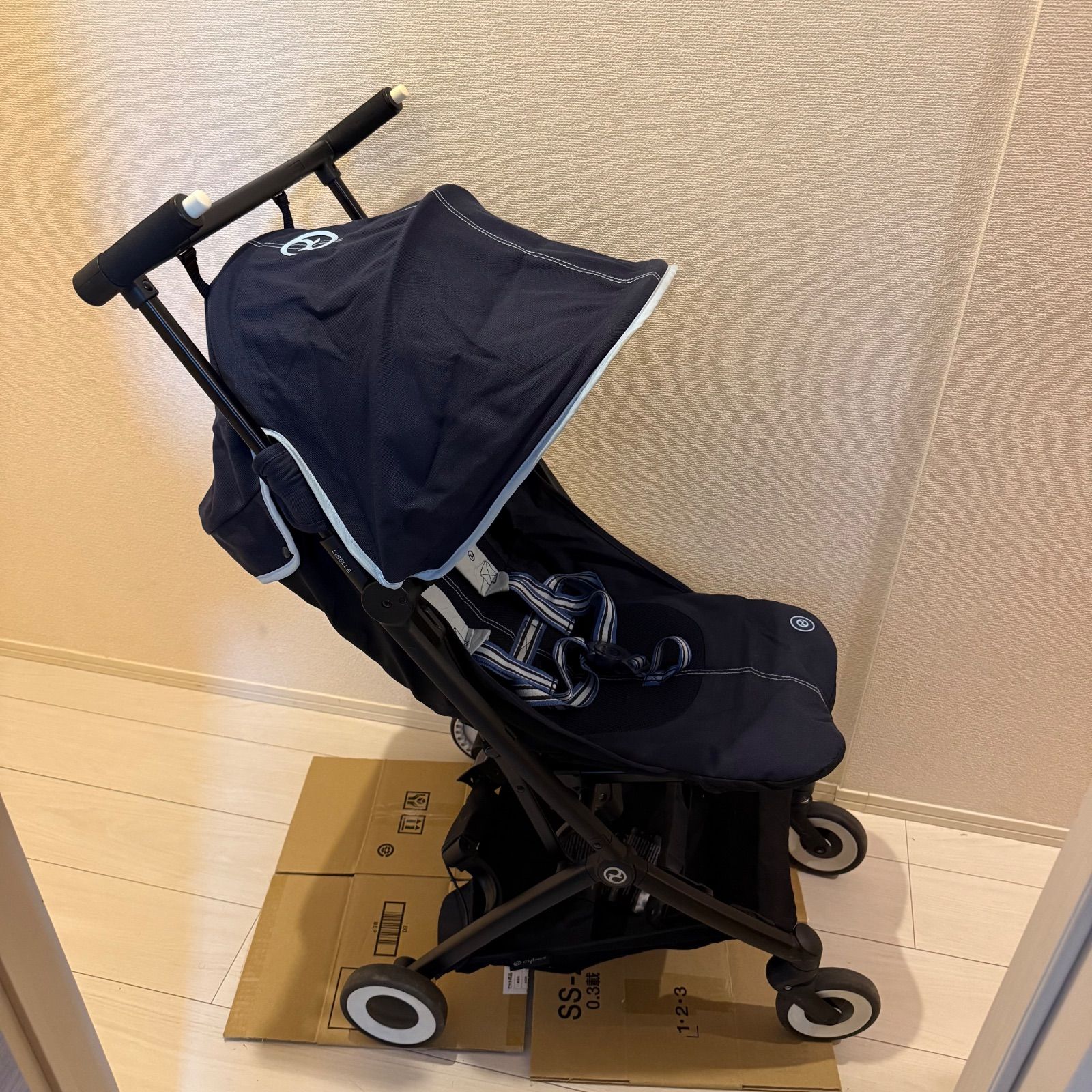 【ほぼ新品】cybex サイベックス libelle リベル　ベビーカー　赤ちゃん　ネイビー　navy 2025年製造