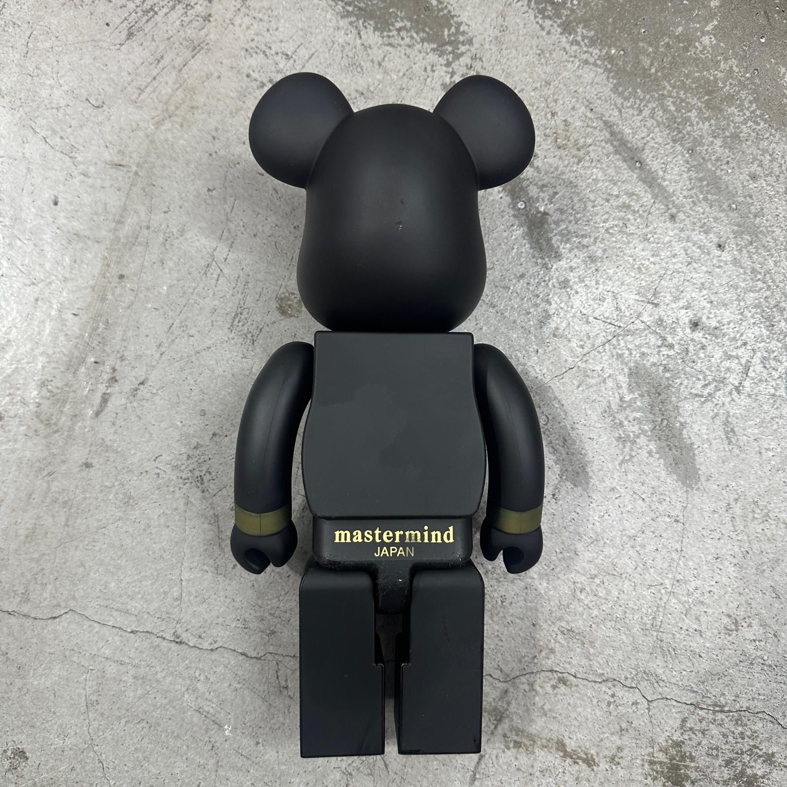 MEDICOM TOY  × mastermind JAPAN BE＠RBRICK 400％ フィギュア メディコムトイ  × マスターマインドジャパン ブラック F （14783M） MEDICOM TOY × mastermind JAPAN BE＠RBRICK 400％ フィギュア