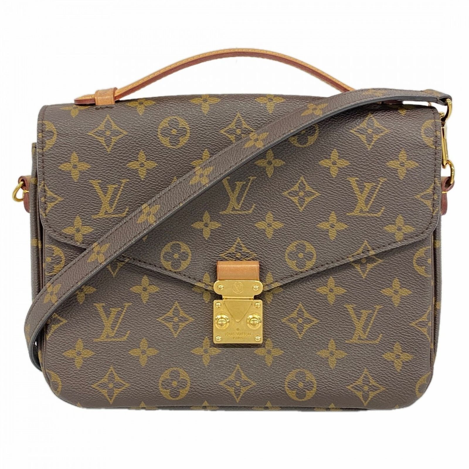 ルイ・ヴィトン(Louis Vuitton) ルイ・ヴィトン ハンドバッグ モノグラム ポシェットメティスMM M44875 ブラウン 2wayバッグレディース OP000881