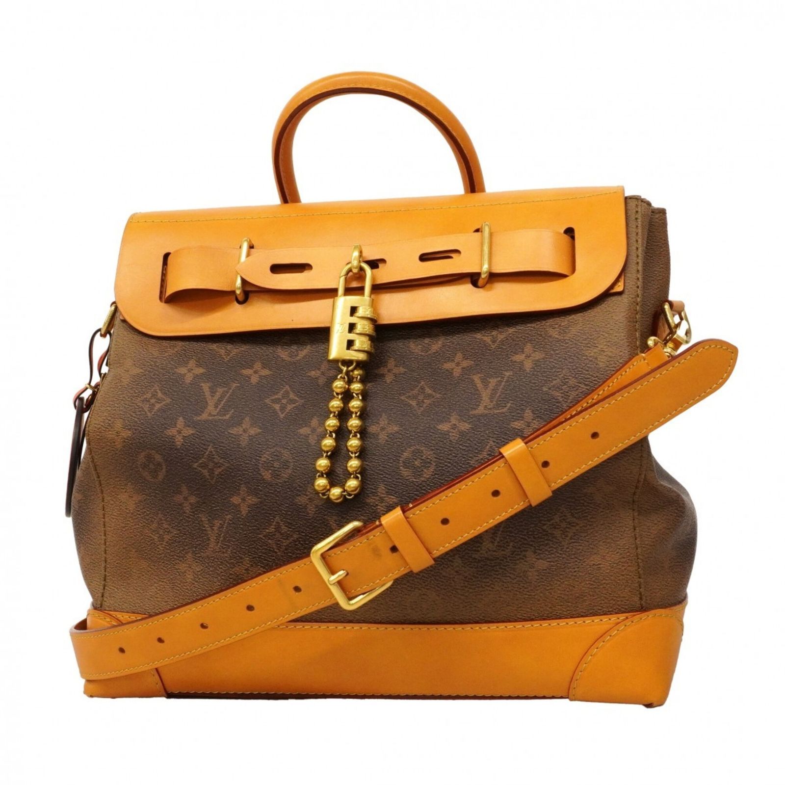 ルイ・ヴィトン(Louis Vuitton) ルイ・ヴィトン ハンドバッグ モノグラムダスト スティーマー30 M11534 ブラウン 2wayバッグレディース P2830631