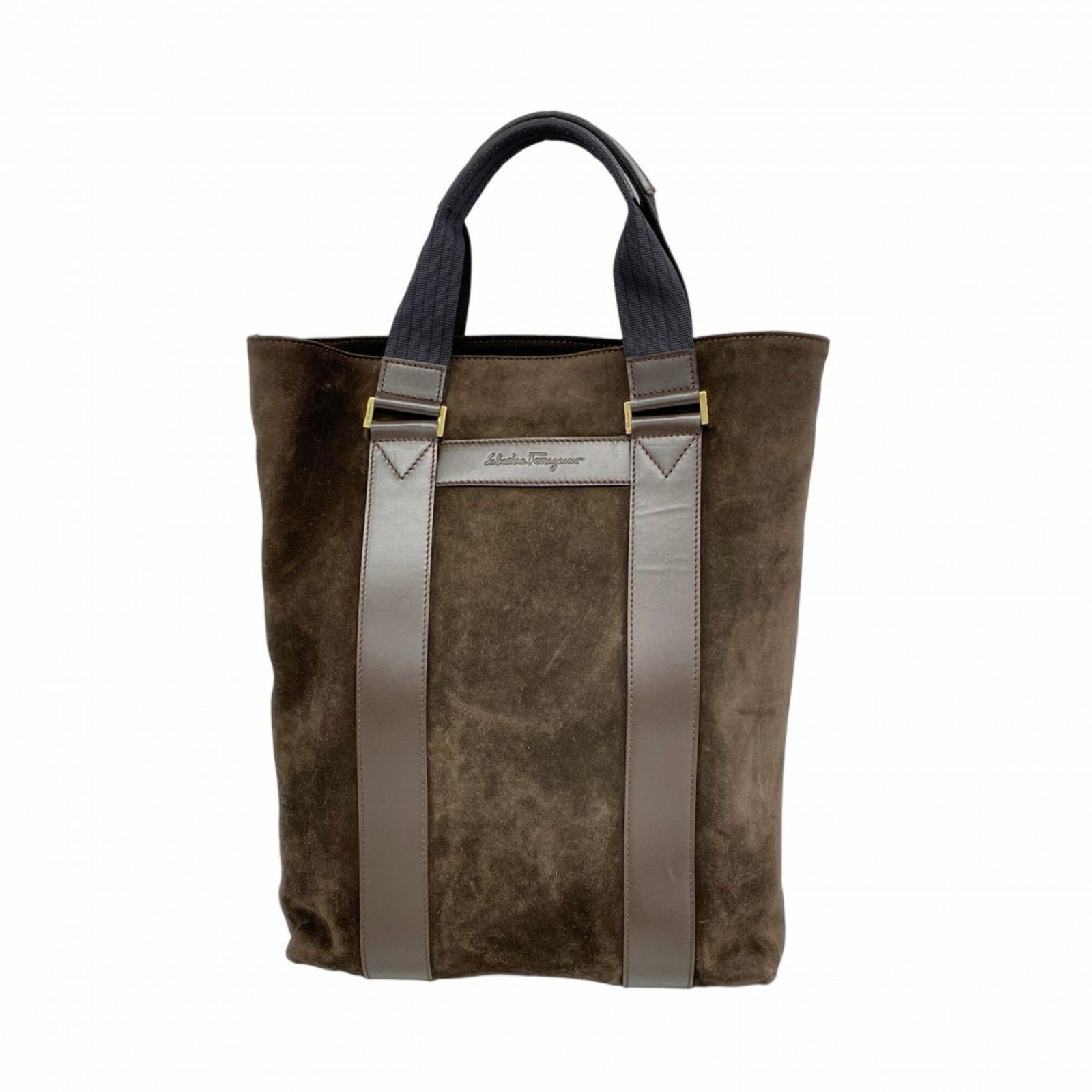サルヴァトーレ・フェラガモ(Salvatore Ferragamo) サルヴァトーレフェラガモ トートバッグ スウェード ブラウン レディース P2820928