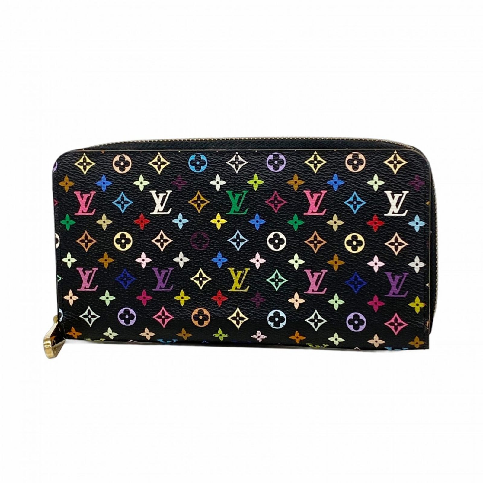 ルイ・ヴィトン(Louis Vuitton) ルイ・ヴィトン 長財布 モノグラム・マルチカラー ジッピーウォレット M60243 ノワール グルナードレディース P2813787