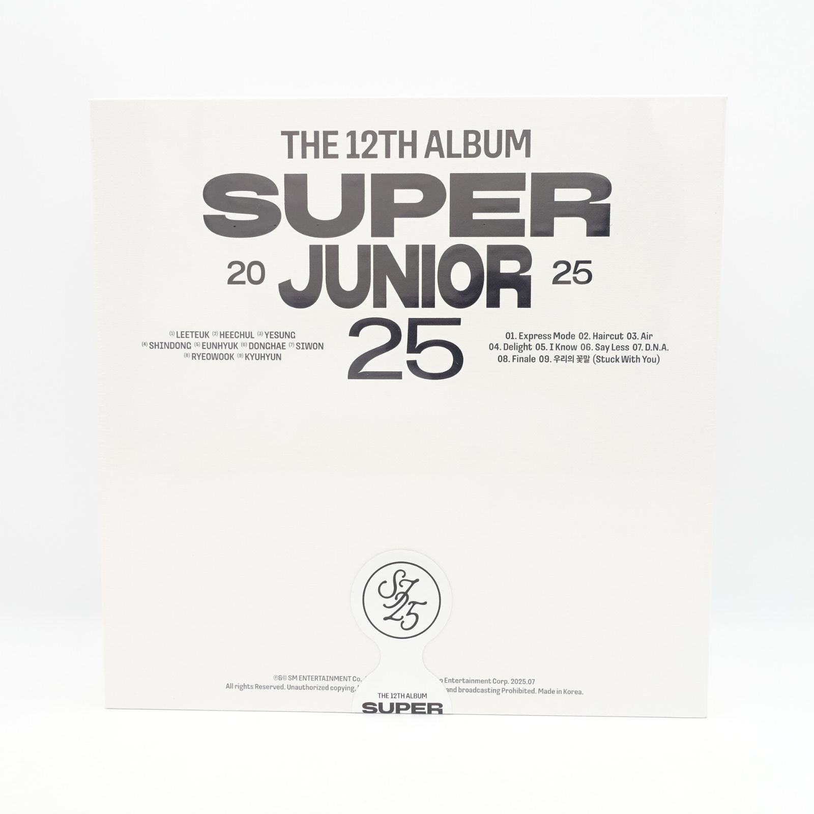 SUPER JUNIOR The 12th Album Super Junior25 (25 Ver.) 未開封