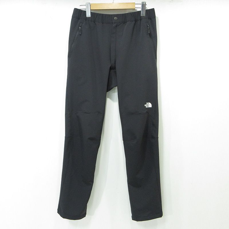 【三重本店】 中古 THE NORTH FACE | ザ・ノースフェイス Alpine Light Pant アルパインライトパンツ ロゴプリントナイロンパンツ NB82501 ブラック サイズ：M 【107】