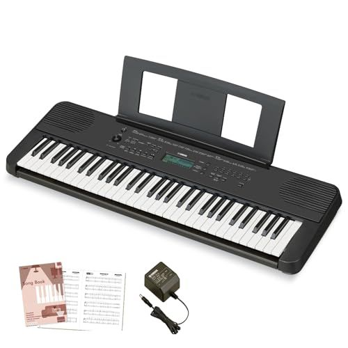 ヤマハ ポータブルキーボード 61鍵盤 ブラック PSR-E360B 便利なレッスン機能やタッチレスポンスを搭載wb b3008d4e
