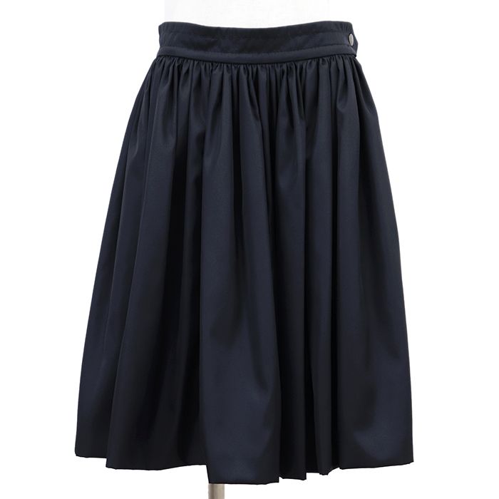 PRADA プラダ ラップスカート サイドボタン ブラック 38 裏地あり PRADA（スカート）のフリマアイテム一覧