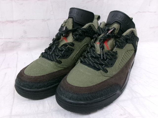 【中古】NIKE ﾅｲｷ ｽﾆｰｶｰ Jordan Spizike Low IH1782-200 ｸﾞﾘｰﾝ/ﾌﾞﾗｯｸ 28.0cm 991892674