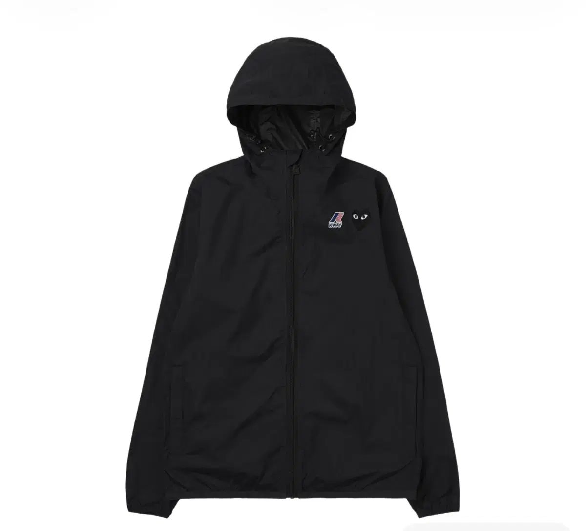 PLAY COMME des GARCONS K-WAY フール ジップ ジャケット (ブラック)