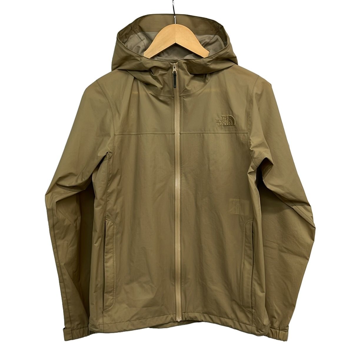 THE NORTH FACE(ノースフェイス) ブルゾン サイズL レディース美品 ベンチャージャケット NPW11536 カーキベージュ 長袖/春/秋