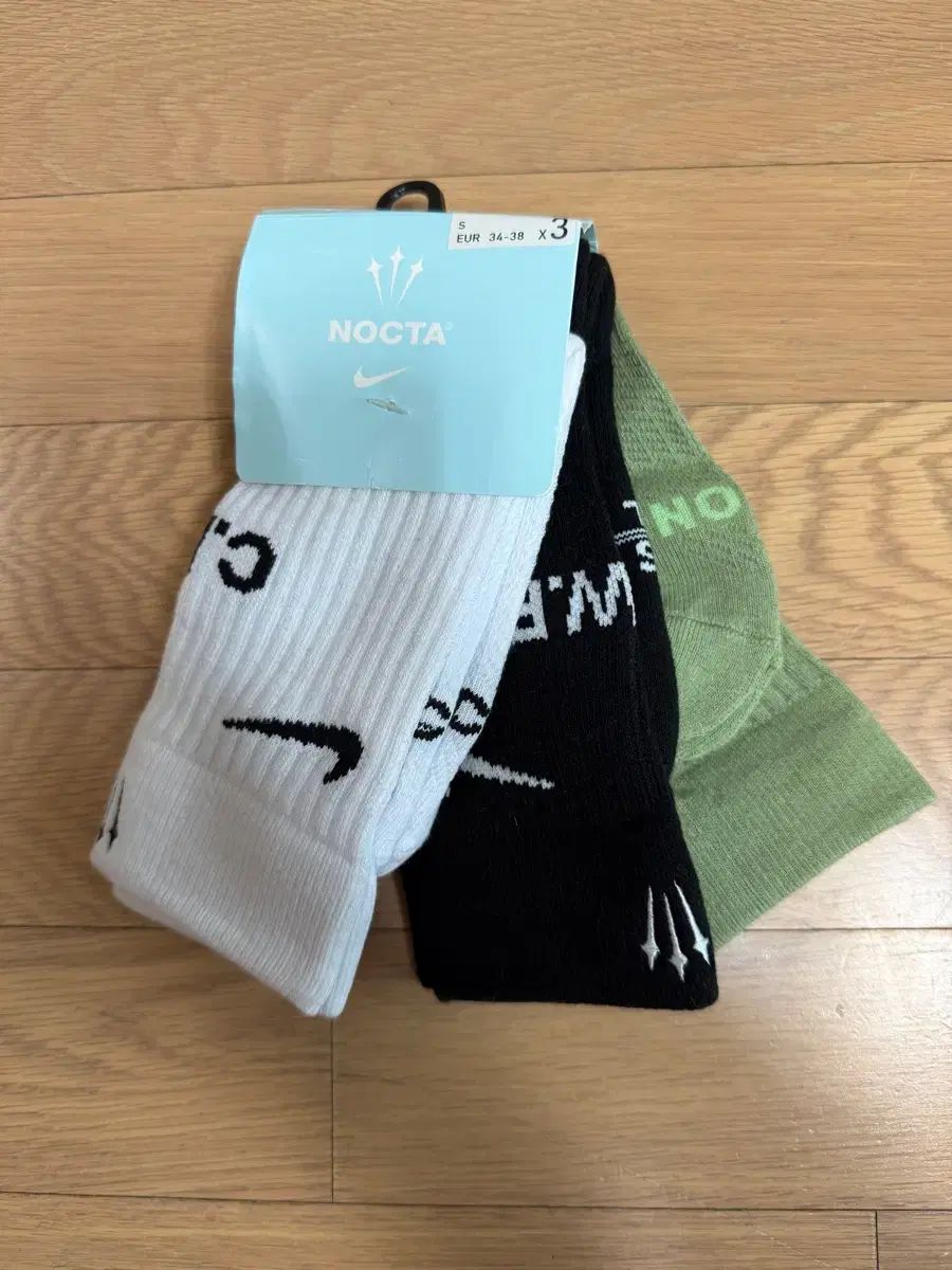 S NIKE x NOCTA ノクタ クルー ソックス 靴下 マルチカラー 3PACK