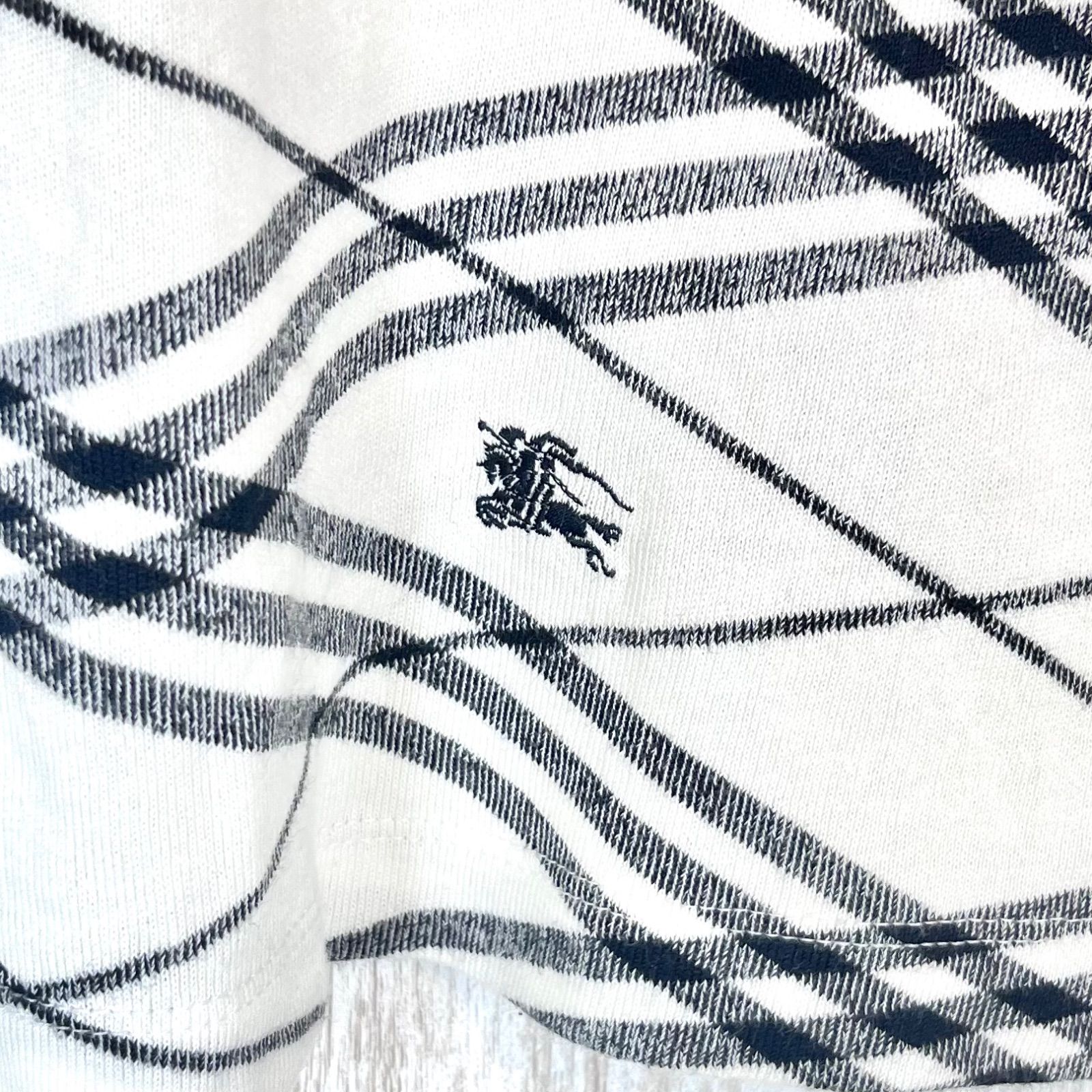 BURBERRY LONDON バーバリーロンドン ホース ロゴ刺繍 チェック 総柄
