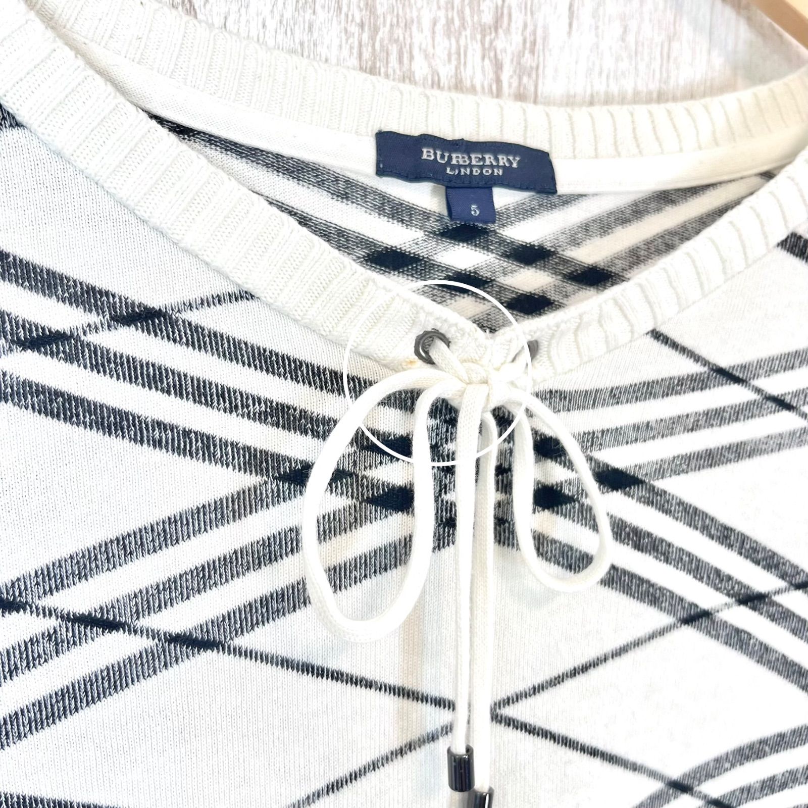 BURBERRY LONDON バーバリーロンドン ホース ロゴ刺繍 チェック 総柄