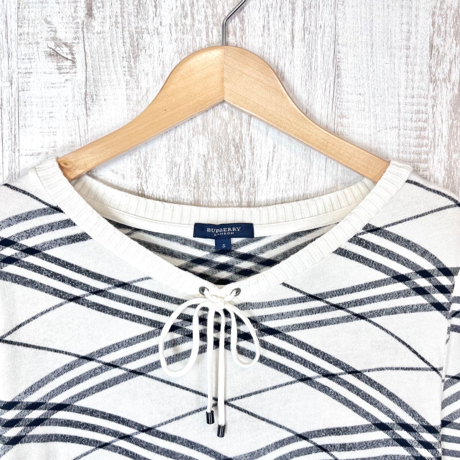 BURBERRY LONDON バーバリーロンドン ホース ロゴ刺繍 チェック 総柄