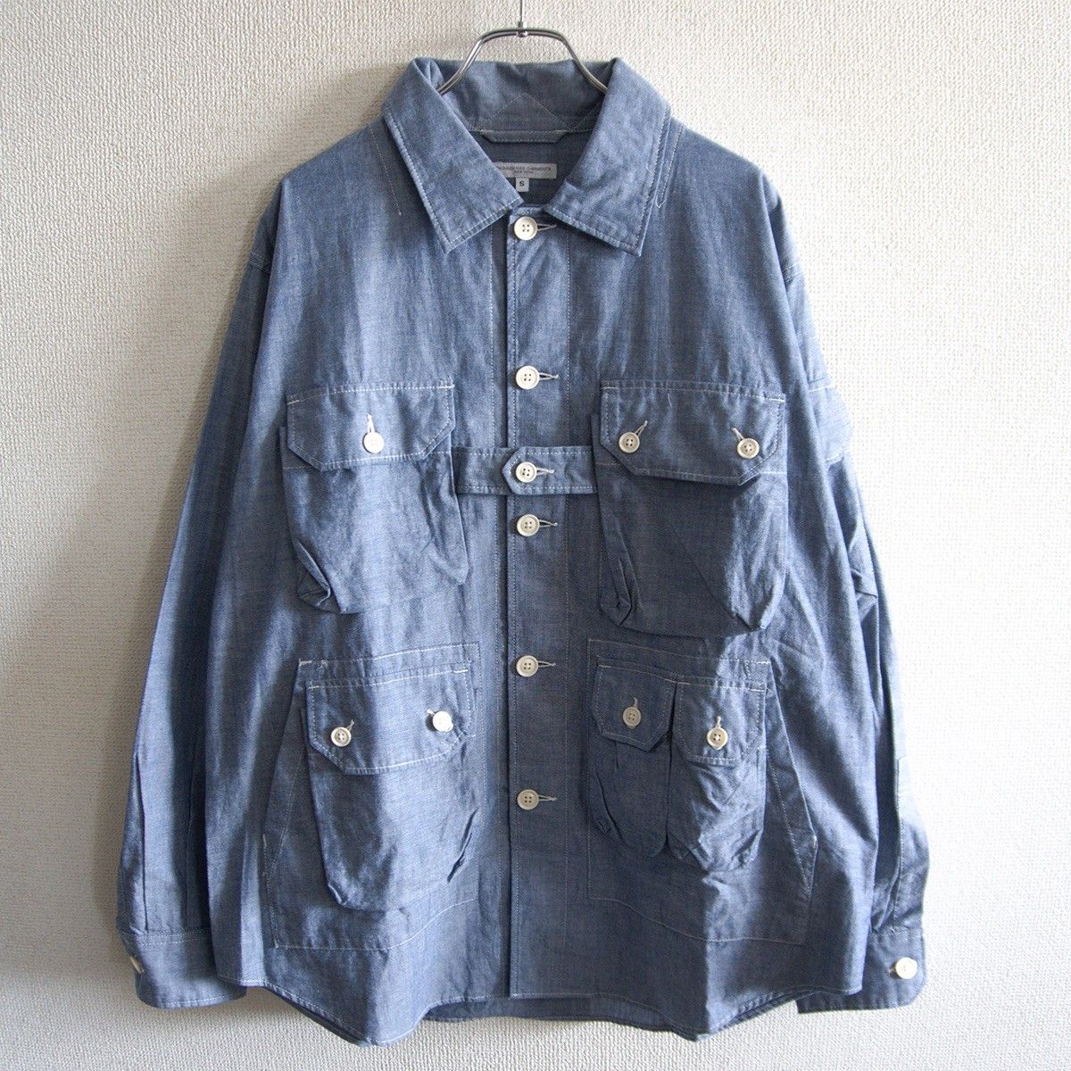 美品】Engineered Garments【Explorer Shirt Jacket】S ブルー