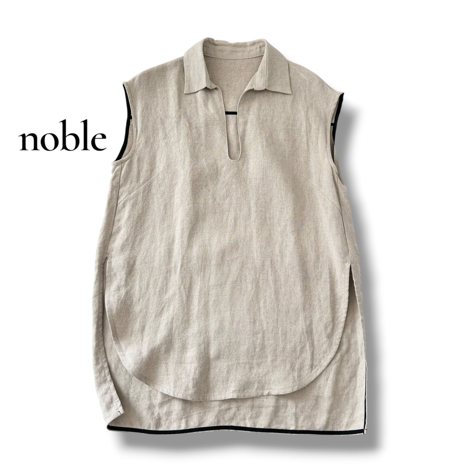ノーブル NOBLE ドンゴロススキッパー シャツ ブラウス 麻100