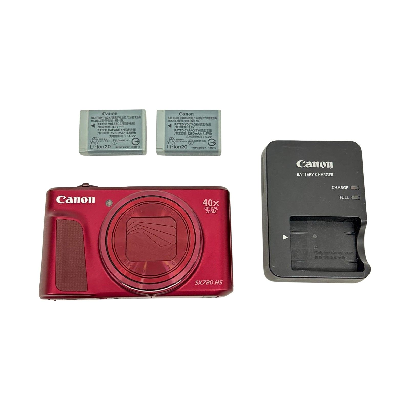 CANON キャノン デジタルカメラ SX720HS 充電器付 バッテリー2個付