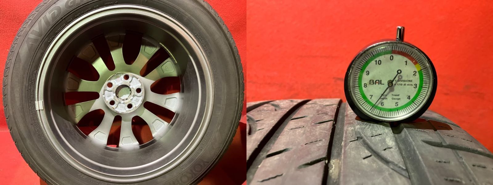 中古サマータイヤホイールセット【235/55R19 YOKOHAMA AVID GT】[19x7