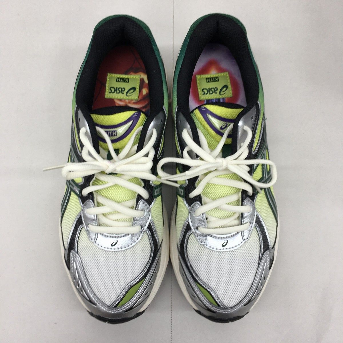 KITH × Marvel Super Villains × asics GT-2160 1203A660-100 Green 